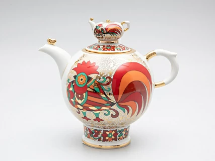 Чайник доливной Семейный Красный петух арт. 80.00773.00.1, 