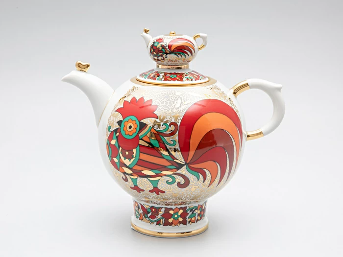 Чайник доливной Семейный Красный петух арт. 80.00773.00.1, 
