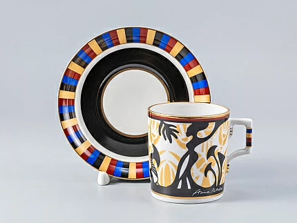 Сервиз чайный форма Гербовая рисунок Анна Нетребко, 6 персон 15 предметов, арт. 81.24966.00.1