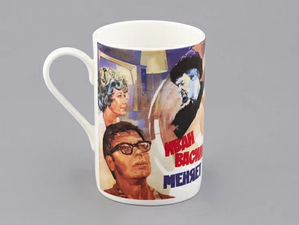 Бокал в подарочной упаковке, форма Идиллия, рисунок Иван Васильевич, арт 81.33249.00.1