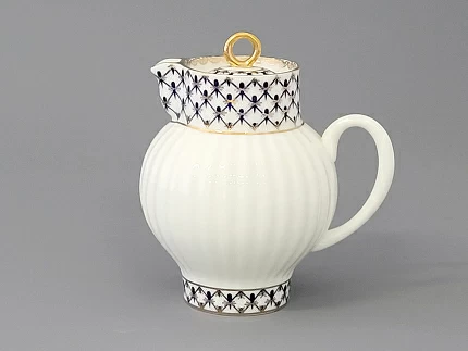 Сливочник форма Волна рисунок Кобальтовая сетка 270 мл, арт.  80.06536.00.1