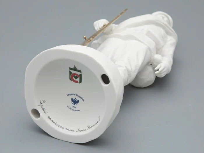 Скульптура Рядовой армейского полка эпохи Николая II, в подарочной упаковке, рисунок Белый бисквит, арт 81.33424.00.1, 