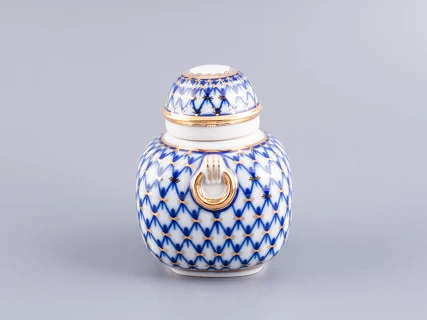 Чайница Колечко Кобальтовая сетка арт. 80.59156.00.1, 