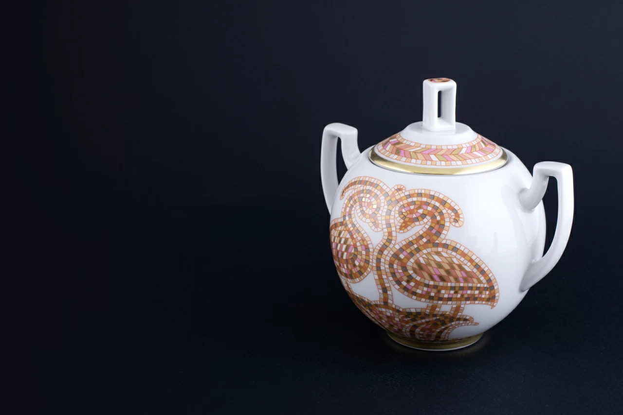 Сервиз чайный Дивный сад. День, на 6 персон, 14 предметов на форме Анданте арт 81.30457.00.1, 