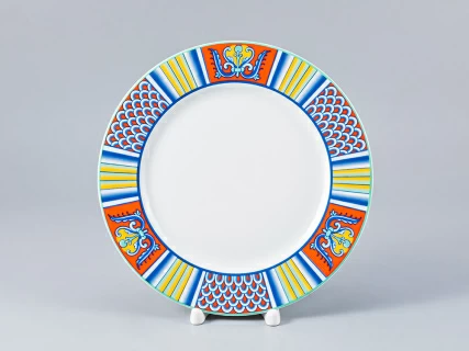 Тарелка форма Европейская 215 мм рисунок Высоцкая. Rosso, арт. 80.37142.00.1, 