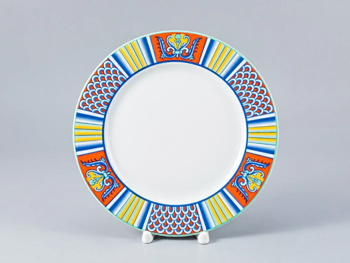 Тарелка форма Европейская 215 мм рисунок Высоцкая. Rosso, арт. 80.37142.00.1, 