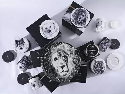 Свеча ароматическая в подарочной упаковке, рисунок Тотем. Лев аромат Пало Санто арт. 81.31595.00.1