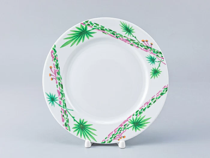 Тарелка мелкая 215 мм форма Европейская - 2 рисунок Джангл, арт. 80.99834.00.1, 