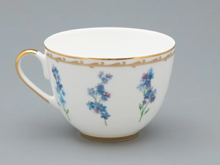 Чашка с блюдцем чайная форма Весенняя 2 рисунок Улыбка флоры 3, арт. 81.34137.00.1, 