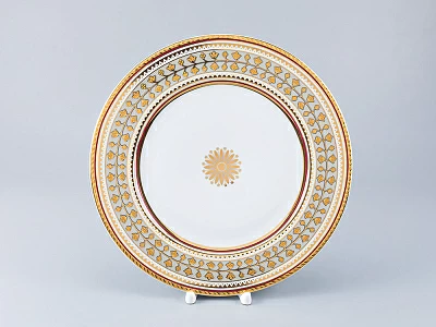 Тарелка мелкая 270 мм форма Европейская-2 рисунок Бельведер арт. 80.96531.00.1