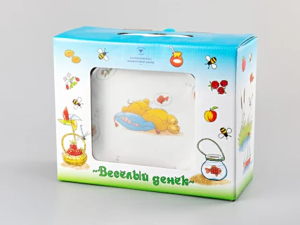 Подарочный набор, форма Карат, рисунок Веселый Денек, арт 81.30130.00.1, 