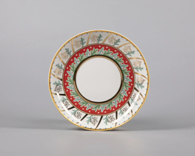 Бокал с блюдцем Ленинградский Новогодняя ночь 360 мл арт. 81.30699.00.1, 