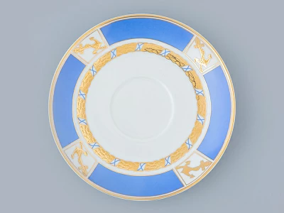 Чашка с блюдцем чайная форма Банкетная рисунок Кронштадт, арт. 81.32241.00.1