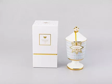 Подарочный Набор Свеча ароматическая рисунок Азур 2 аромат Нежный пион, арт. 81.30999.00.1