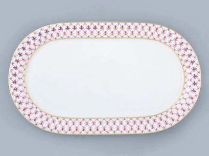 Сервиз столовый на 6 персон 24 предмета форма Юлиана рисунок Сетка-блюз 2, арт. 81.32450.00.1, 