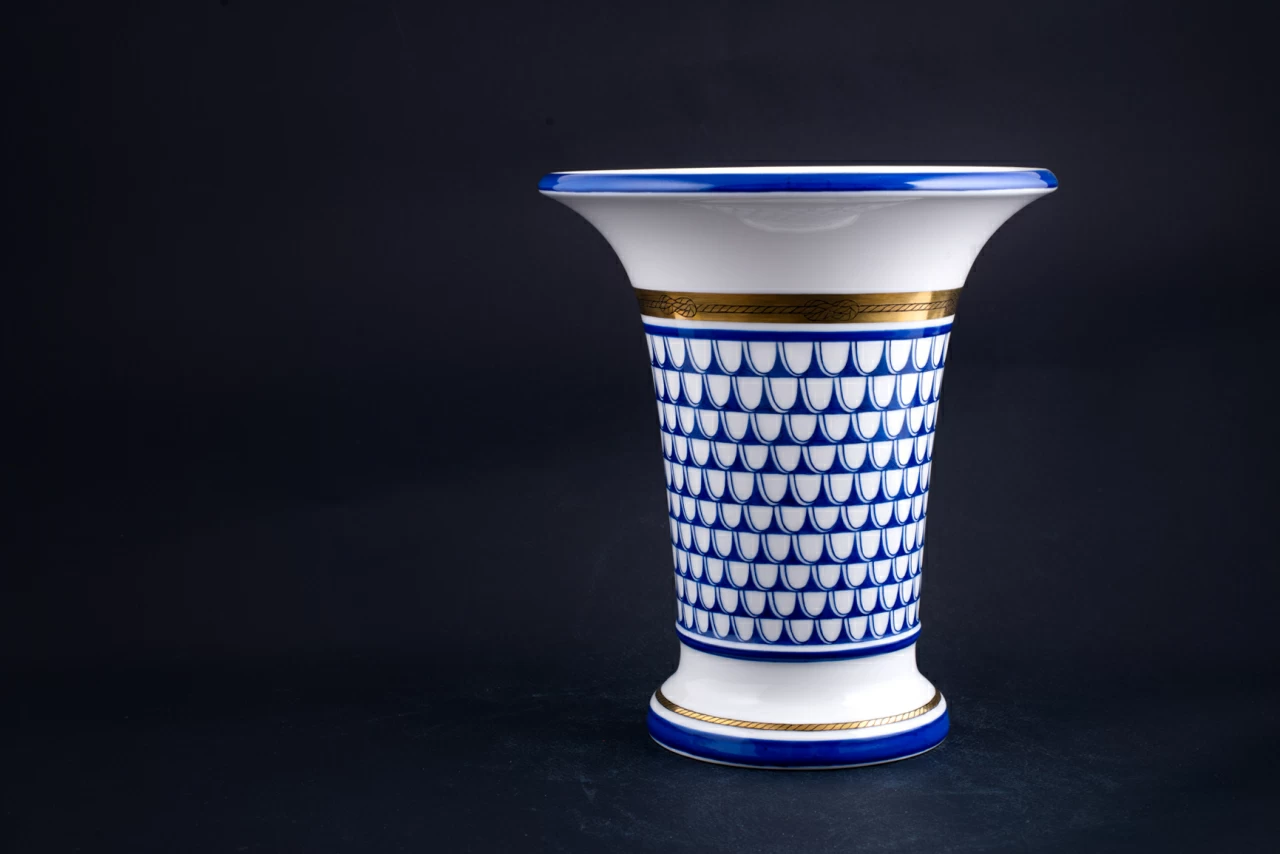 Ваза на форме Ампирная, Белое море 2, арт 60.10305.00.5, 