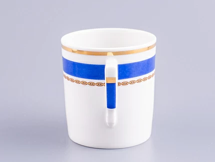 Чашка с блюдцем чайная 220 мл форма Гербовая рисунок Кают-компания № 3 арт. 81.24032.00.1