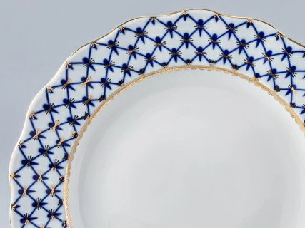Тарелка Тюльпан Кобальтовая сетка 240 мм арт. 80.50012.00.1, 