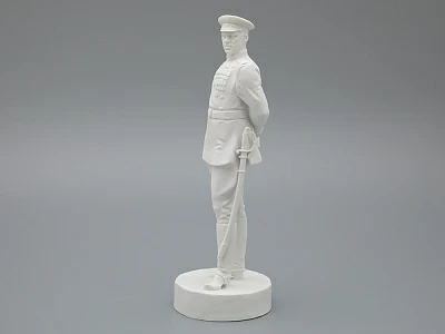 Скульптура Маршал Рокоссовский К.К., в подарочной упаковке, Белый бисквит, арт. 81.33455.00.1 Скульптура Маршал Рокоссовский К.К., в подарочной упаковке, Белый бисквит, арт. 81.33455.00.1