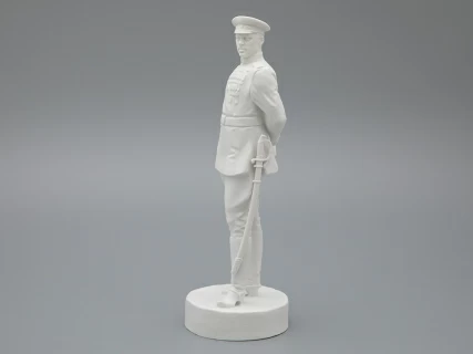 Скульптура Маршал Рокоссовский К.К., в подарочной упаковке, Белый бисквит, арт. 81.33455.00.1, 