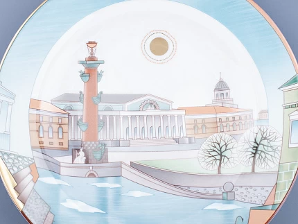 Подарочный набор декоративный 270мм форма Европейская-2 рисунок Весенний Петербург арт. 81.25640.00.1 Подарочный набор декоративный 270мм форма Европейская-2 рисунок Весенний Петербург арт. 81.25640.00.1