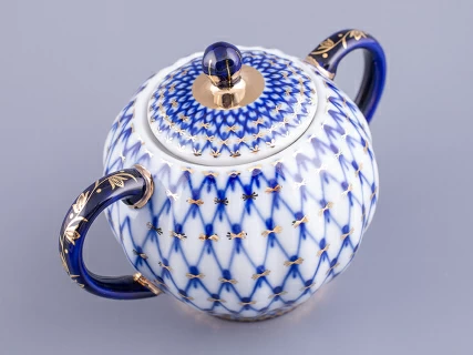 Сахарница Тюльпан Кобальтовая сетка арт. 80.00234.00.1, 