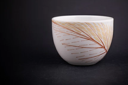 Чашка для бульона, рисунок Сентябрь, форма Молодежная, арт 70.02006.00.1 Чашка для бульона, рисунок Сентябрь, форма Молодежная, арт 70.02006.00.1