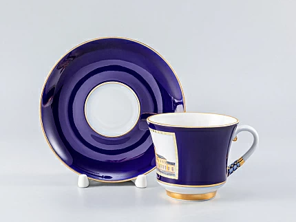 Сервиз чайный форма Банкетная рисунок Классика Петербурга-2 52%, 6 персон 20 предметов арт. 81.25120.00.1