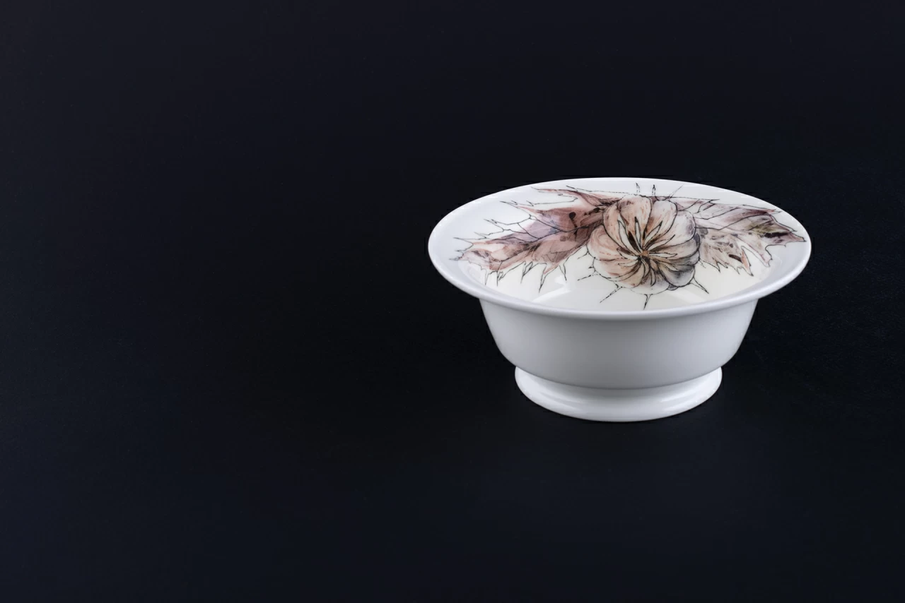 Салатник круглый Медвежья колючка на форме Александрия  арт 60.13549.00.1, 