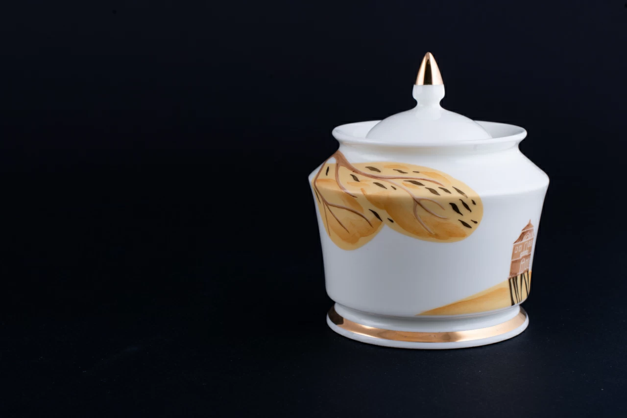 Сахарница Воспоминание о Петродворце на форме Юлия, арт 60.06577.00.1, 