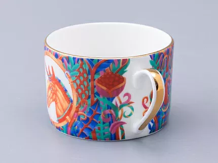 Чашка с блюдцем чайная в подарочной упаковке, форма Идиллия, рисунок Единорог, арт. 81.34423.00.1