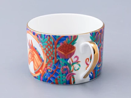 Чашка с блюдцем чайная в подарочной упаковке, форма Идиллия, рисунок Единорог, арт. 81.34423.00.1