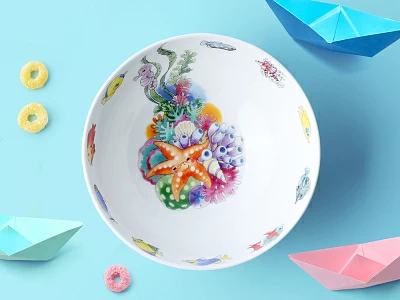 Подарочный набор детский форма Восточная рисунок Русалка, арт 81.33557.00.1 Подарочный набор детский форма Восточная рисунок Русалка, арт 81.33557.00.1
