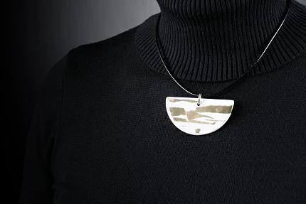 Подвеска Полукруг, рисунок Глянец, арт 60.15867.00.1