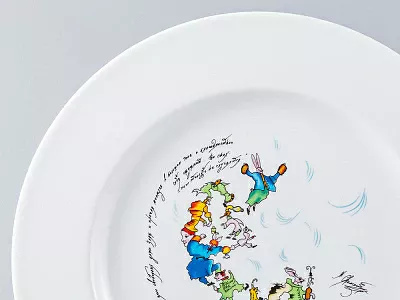 Декоративная тарелка Mazarin Во снах причудливых 265 мм арт. 81.21749.00.1