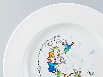 Декоративная тарелка Mazarin Во снах причудливых 265 мм арт. 81.21749.00.1 Декоративная тарелка Mazarin Во снах причудливых 265 мм арт. 81.21749.00.1