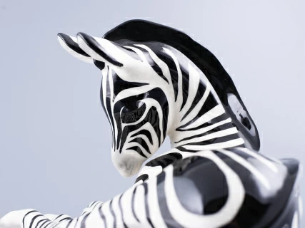 Скульптура Зебра больщой размер арт. 82.02814.00.1,  Скульптура Зебра больщой размер арт. 82.02814.00.1,