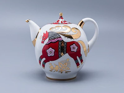 Комплект чайников Новгородский Красный конь арт. 81.10353.00.1