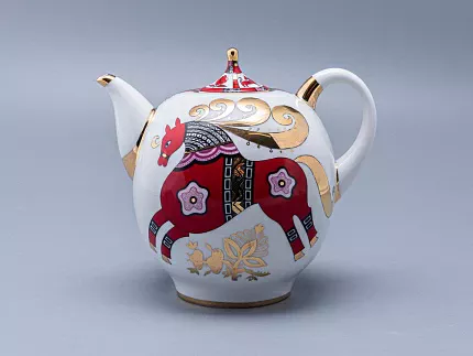 Комплект чайников Новгородский Красный конь арт. 81.10353.00.1