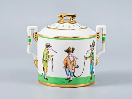 Сервиз чайный Гербовая Крысята-воришки, 6 персон 15 предметов, арт. 81.16925.00.1 Сервиз чайный Гербовая Крысята-воришки, 6 персон 15 предметов, арт. 81.16925.00.1