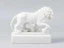 Скульптура Лев Белый арт. 82.63357.00.1,  Скульптура Лев Белый арт. 82.63357.00.1,