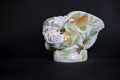 Скульптура Апельсиновый Кен на форме Какаду молуккский, арт 62.14145.00.1