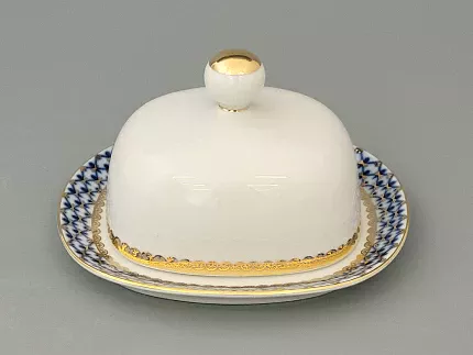 Масленка Прямоугольная Кобальтовая сетка арт. 80.09992.00.1