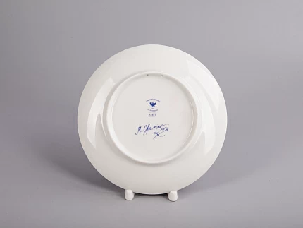 Декоративная тарелка 195 мм форма Эллипс рисунок Зима. Утенок арт. 81.31056.00.1 Декоративная тарелка 195 мм форма Эллипс рисунок Зима. Утенок арт. 81.31056.00.1