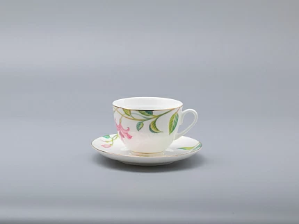 Чашка с блюдцем форма Весенняя 2 рисунок Сад мечты арт. 81.30688.00.1 Чашка с блюдцем форма Весенняя 2 рисунок Сад мечты арт. 81.30688.00.1