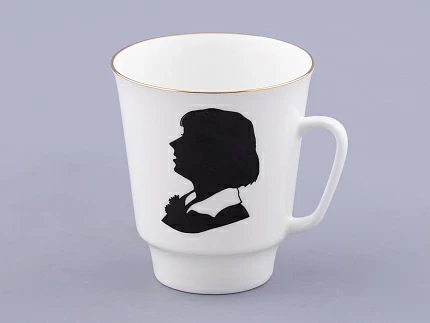 Чашка с блюдцем 165 мл форма Майская, рисунок Русские писатели Цветаева, арт. 81.32766.00.1 Чашка с блюдцем 165 мл форма Майская, рисунок Русские писатели Цветаева, арт. 81.32766.00.1