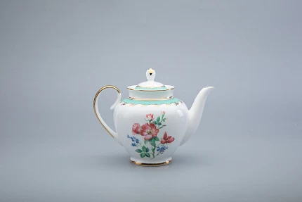 Сервиз чайный форма Весенняя 2 рисунок Улыбка флоры,  6 персон 20 предметов, арт. 81.30750.00.1 Сервиз чайный форма Весенняя 2 рисунок Улыбка флоры,  6 персон 20 предметов, арт. 81.30750.00.1