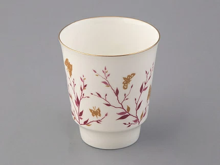 Чашка с блюдцем кофейная 165 мл форма Майская рисунок Розовые веточки арт. 81.13735.00.1 Чашка с блюдцем кофейная 165 мл форма Майская рисунок Розовые веточки арт. 81.13735.00.1