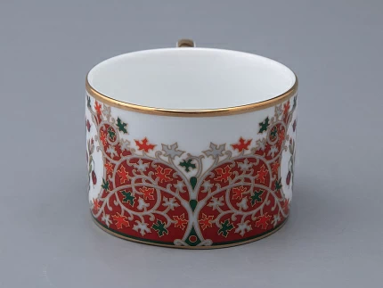 Чашка с блюдцем 250 мл в подарочной упаковке форма Соло рисунок Клюква заповедная, арт. 81.34280.00.1 Чашка с блюдцем 250 мл в подарочной упаковке форма Соло рисунок Клюква заповедная, арт. 81.34280.00.1