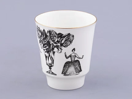 Чашка с блюдцем 165 мл форма Майская, рисунок Русские писатели Цветаева, арт. 81.32766.00.1 Чашка с блюдцем 165 мл форма Майская, рисунок Русские писатели Цветаева, арт. 81.32766.00.1